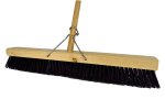Yard Broom Hard 600MM With Wooden Handle