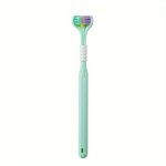 1PC 3-SIDED Toothbrush Soft And Gentle Clean Manual Toothbrushes With Extra Soft Bristles For Sensitive Teeth Gums For Deep Clea