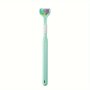 1pc 3-sided Toothbrush Soft And Gentle Clean Manual Toothbrushes With Extra Soft Bristles For Sensitive Teeth Gums For Deep Cleaning Oral Care At Home