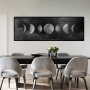 1PC Modern Canvas Print Poster Moon Waxing And Missing Moon Phase Change Map Canvas Wall Art Artwork Wall Painting For Bathroom Bedroom Office Living