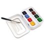 Watercolour Aqua-mini Set 8 X 1/2 Pans + Brush