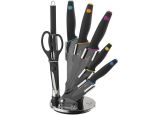 Diamond Coating Knife 8 Piece Set With Stand