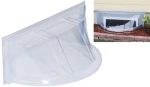 Pdjhfrek Window Well Cover Round Bubble Economy 39 In. W X 17 In. D X 15 In. H 1 Pack