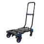 2 In 1 Heavy Duty Trolley Folding Hand Truck 136KG Max