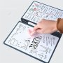 Portable & Stylish A5 Reusable Whiteboard Notebook: Weekly Planner Faux Leather Memo Free Whiteboard Pen & Erasing Cloth