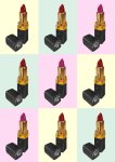 Lipstick Multiple Art Print - A2