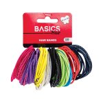 Basics Hair Bands Elastic Polyester 100PCS