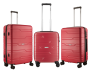 Travelite Travelwize Bondi Abs 4-WHEEL Spinner 55CM Luggage - Red