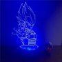 Children& 39 S 3D Night Lightled Dragon Ball Z Vegeta Super Action Figure 7 Colors Touch Optical Illusio
