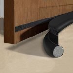 Self-adhesive Door Draft Stopper - Soundproof Windproof Seal Strip For Bottom Of Doors Anti-cockroach Gap Blocker Polished Metal