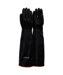Shoulder Length Industrial Rough Palm Rubber Gloves