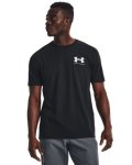 Men's Ua Abc Camo Fill Wordmark Short Sleeve - Black Md