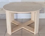 Ethan Round Coffee Table - Raw - Mb Pine