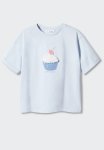 T-Shirt Cupcake - Sky Blue