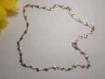 Gold Plated Stainless Steel Heart Chain Necklace 45CM