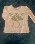 123 Baby Pink Bunnies Long Sleeve T Shirt 6 9M