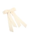 Cream Lace Fabric Flower Bow Clip
