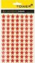 Star Stickers - Red 5 Sheets - 420 Stickers