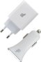 Superfly 38W Dual USB Type C Pd And USB Type A Wall + Car Charging Kit