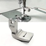 Double Layer Pleated Work Presser Foot Silvery-grey Precision Craft & Sewing Accessory For Industrial Machines Durable Design -