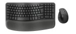 Logitech Wave Keys & Lift Combo Wireless Keyboard & Mouse Bluetooth Ergonomic Design – New