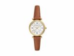 Fossil Carlie Three-hand Gold-tone Stainless Steel Woman's Watch ES5297