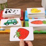 Children's Enlightenment Matching Puzzle Entry-level Baby Puzzle Toy For Intellectual Development And Early Education Puzzle Hal