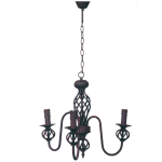 Wrought Iron Ceiling Chandelier 3 X 60W Ses