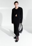 Knitted Column Skirt - Black
