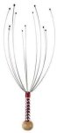 Casey 12 Fingers Scalp Massager Red