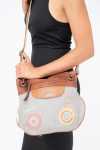 Vivace Printed Front Buckle Crossbody Shoulder Travel Sling Bag