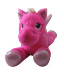 80CM Laying Pink Pegasus
