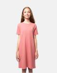 Polo Girls Gianna Rib Coral Dress - 13-14 Pink
