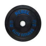 Rebel Colour Edge Bumper Weight Plates - 2 X 20KG