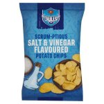Scrum-ptious Salt & Vinegar Flavoured Potato Chips 120G