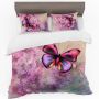 Butterfly In The Garden Duvet Cover Set Queen