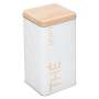 Metal Tea Box White