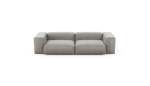 Two Module Sofa - Velvet - Light Grey - 272CM X 115CM