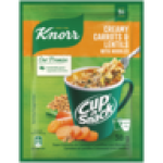 Cup-a-snack Creamy Carrots & Lentils With Noodles Instant Snack 38G