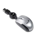 Genius Micro Traveler Super Mini Notebook Mouse - Silver