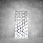 Laser Cut Screen - Design 128 - 1040 X 535 X 20 Matt White Outdoor