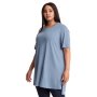 Donnay Plus Size Longer Length Hi Low Tee - Blue