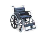 Wheelchair Steel nylon Extra Wide Up To 125KG Detach Arm & Footrest