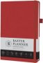 Baxter Undated Planner -   A5 Red     Book Synthetic Fibre Flexcover