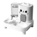 Chosertory Automatic Cat Feeder And Water Dispenser. Automatic Pet Feeder Portable And Compact Waterer. Feeder For Small Dogs Wh