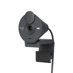 Brio Logitech 300 Full HD Webcam Graphite USB Auto Light Correction Noise-reducing Mi