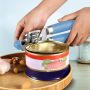 The Original Heavy Duty Stainless Steel Smooth Edge Manual Can Opener And Bottle Openers Soft Handle Rust Proof Oversized Handheld Easy Turn Knob M