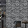 1 Roll Self-adhesive Wallpaper Simulated Stone Brick Pattern Contact Paper Peel And Stick Waterproof Removable Living Room Kitchen Bedroom Dormitory Wallpaper Furniture Refurbishment Wallpaper Aesthetic Wallpaper