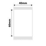 NB192 - - B1 B21 B3S B4 - 40X60MM - 125 White Labels
