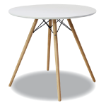 Retro Round Dining Room Table